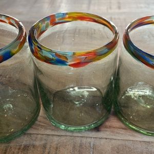 Set of Four Recycled Drinking Glasses